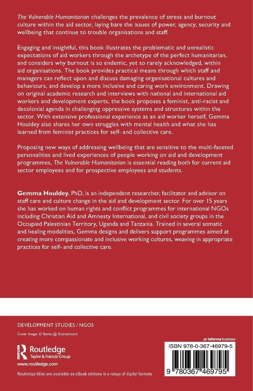 Rückseite: 9780367469795 | The Vulnerable Humanitarian | Ending Burnout Culture in the Aid Sector