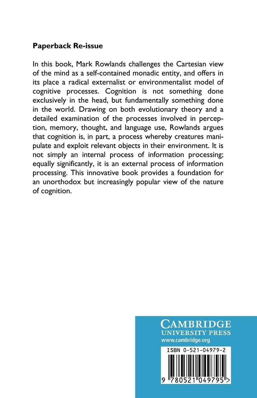 Rückseite: 9780521049795 | The Body in Mind | Understanding Cognitive Processes | Taschenbuch