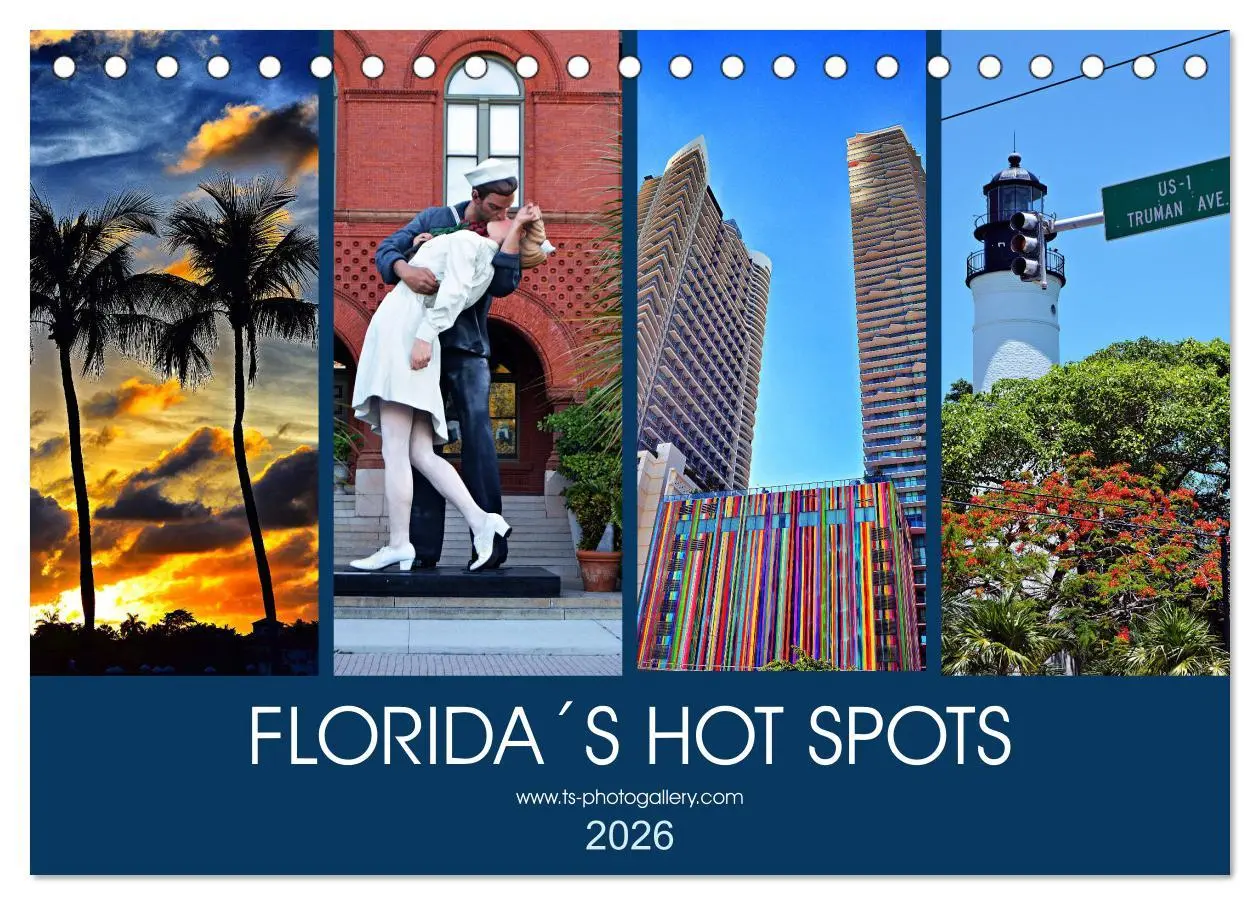 Cover: 9783457709795 | Florida Spots II (Tischkalender 2026 DIN A5 quer), CALVENDO...