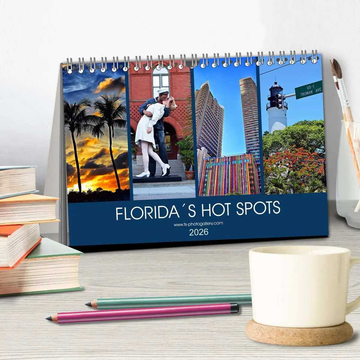 Bild: 9783457709795 | Florida Spots II (Tischkalender 2026 DIN A5 quer), CALVENDO...