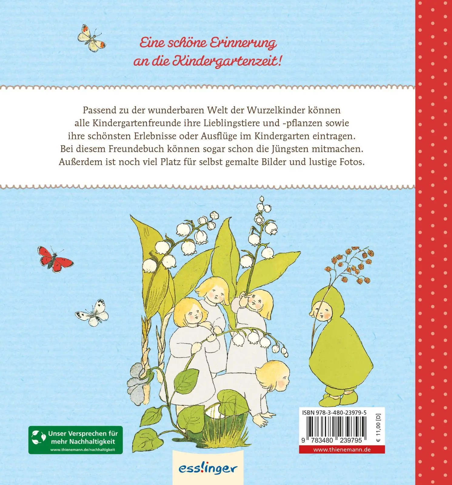 Rückseite: 9783480239795 | Etwas von den Wurzelkindern: Meine Kindergartenfreunde | Olfers | Buch