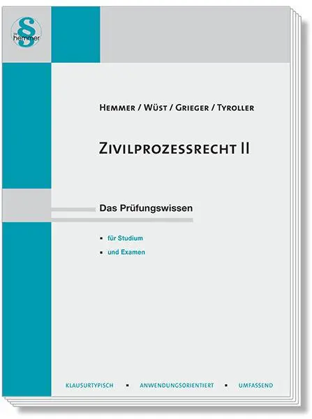 Cover: 9783861939795 | Zivilprozessrecht II | Das Prüfungswissen für Studium und Examen | VI
