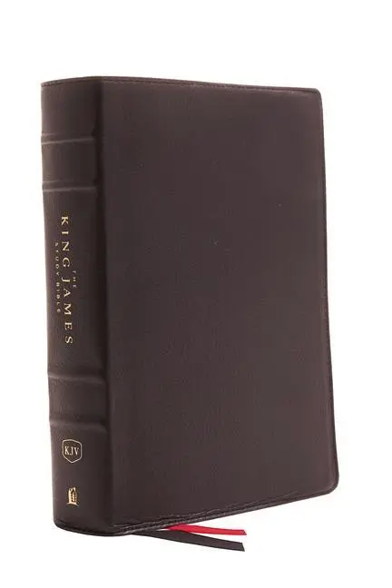 Cover: 9780718079895 | The King James Study Bible, Genuine Leather, Black, Full-Color Edition