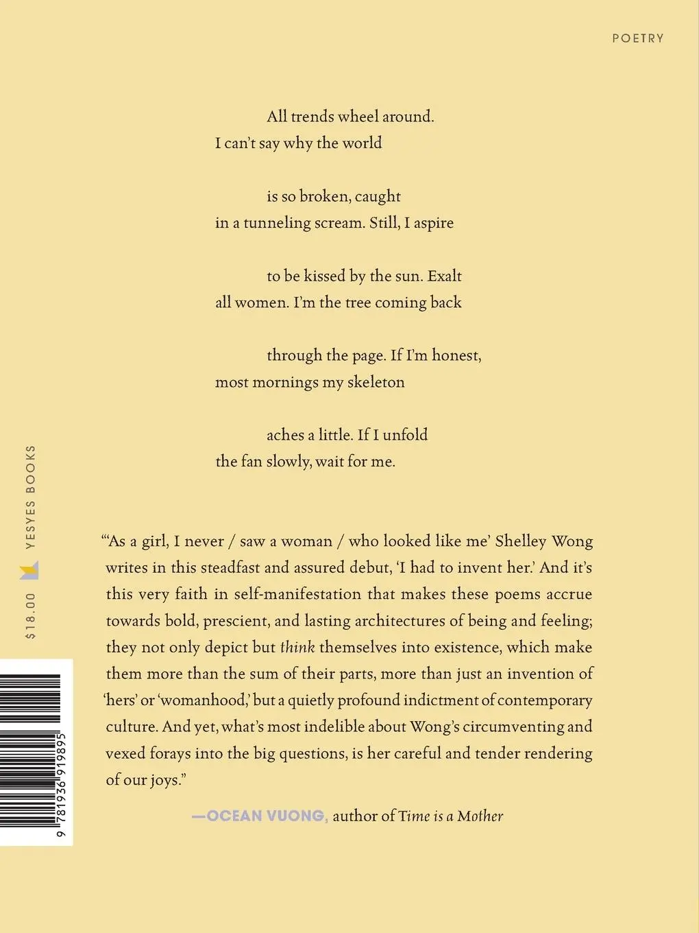 Rückseite: 9781936919895 | As She Appears | Shelley Wong | Taschenbuch | Englisch | 2022