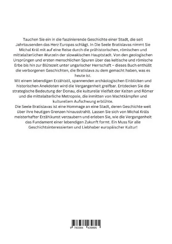 Rückseite: 9783384439895 | Die Seele Bratislavas: Geschichten aus der Vergangenheit | Michal Král