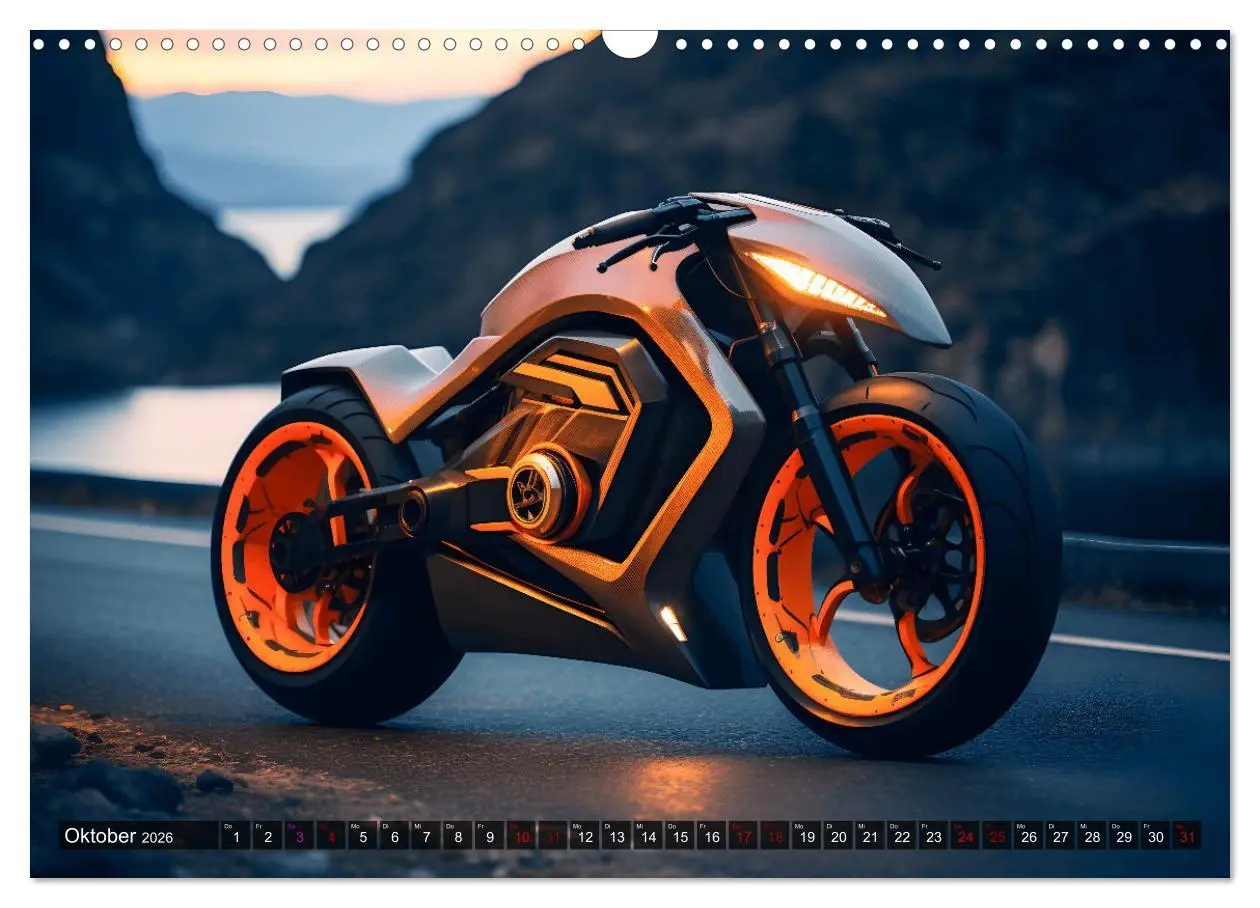 Bild: 9783457489895 | Dream Bikes - Motorräder aus der Zukunft (Wandkalender 2026 DIN A3...