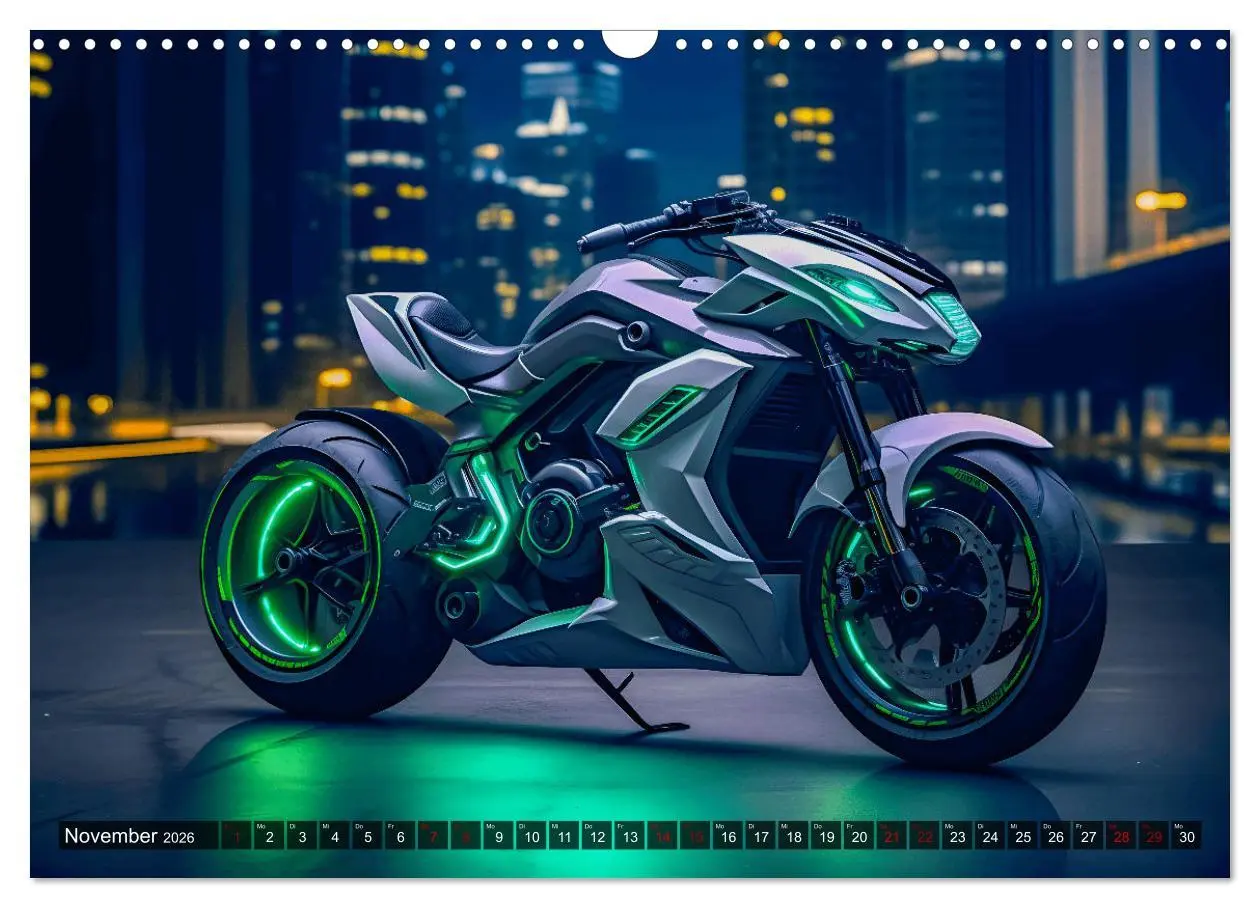 Bild: 9783457489895 | Dream Bikes - Motorräder aus der Zukunft (Wandkalender 2026 DIN A3...