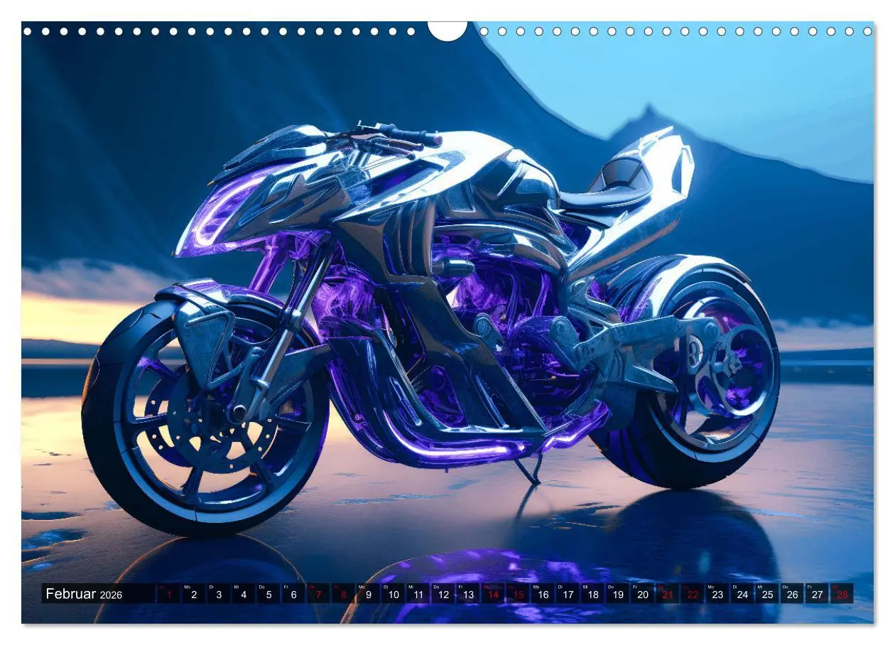 Bild: 9783457489895 | Dream Bikes - Motorräder aus der Zukunft (Wandkalender 2026 DIN A3...