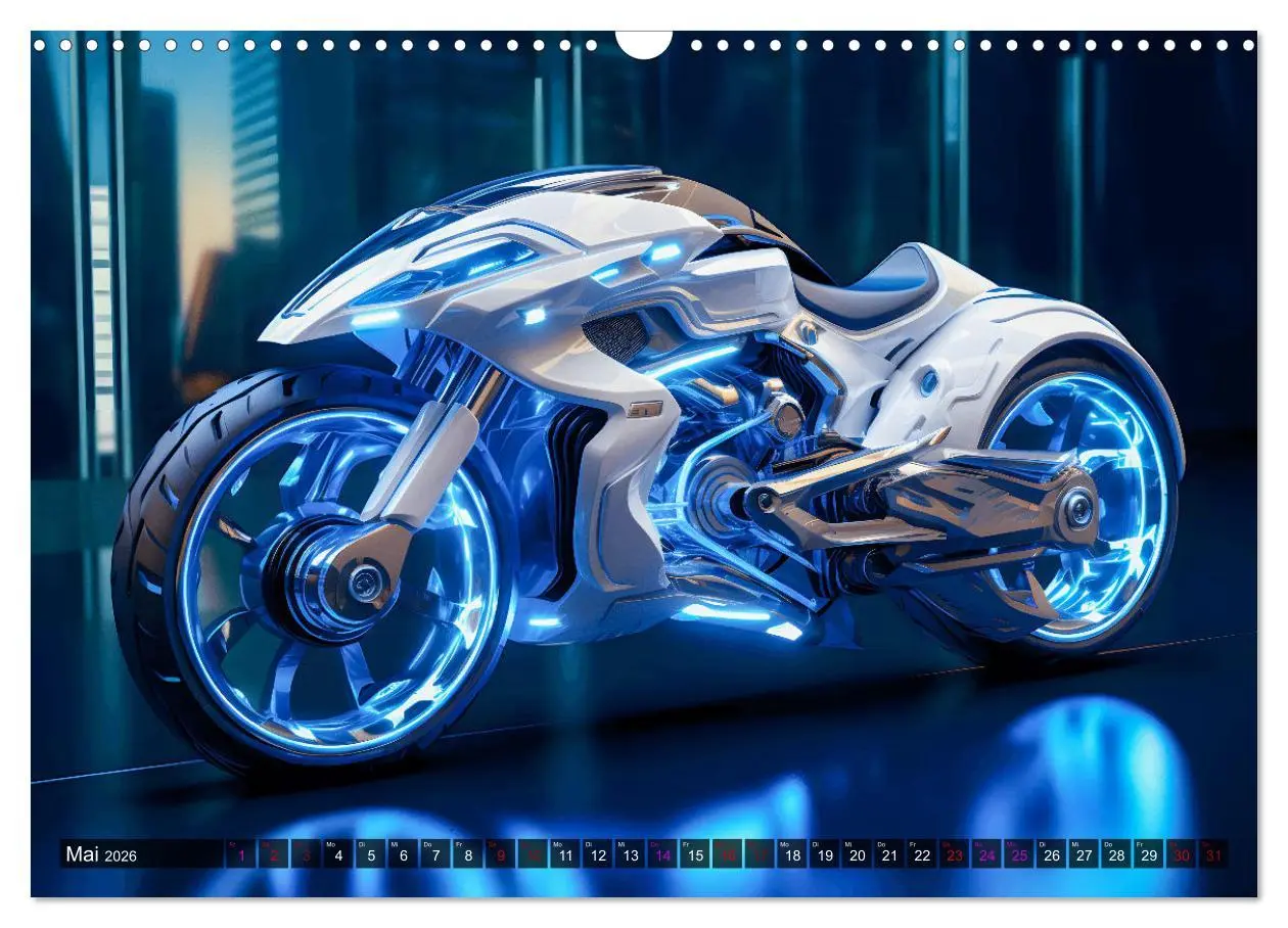 Bild: 9783457489895 | Dream Bikes - Motorräder aus der Zukunft (Wandkalender 2026 DIN A3...