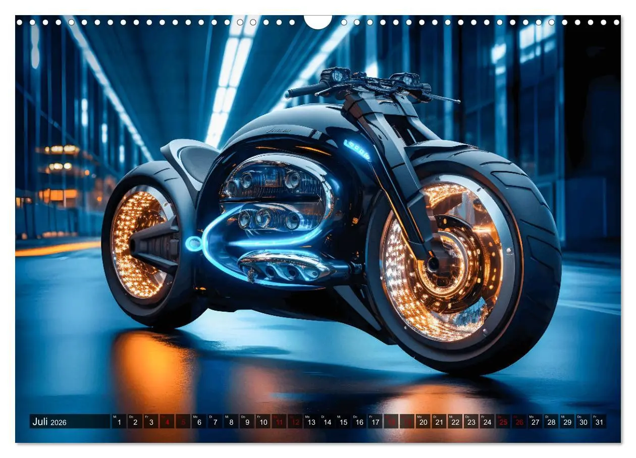 Bild: 9783457489895 | Dream Bikes - Motorräder aus der Zukunft (Wandkalender 2026 DIN A3...