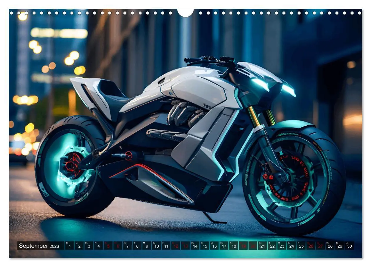 Bild: 9783457489895 | Dream Bikes - Motorräder aus der Zukunft (Wandkalender 2026 DIN A3...