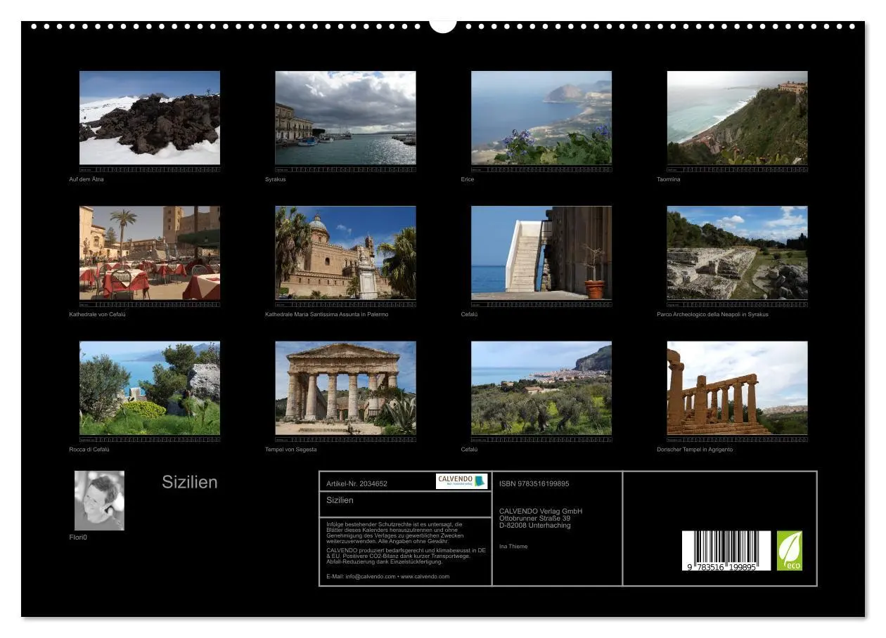 Bild: 9783516199895 | Sizilien (hochwertiger Premium Wandkalender 2026 DIN A2 quer),...