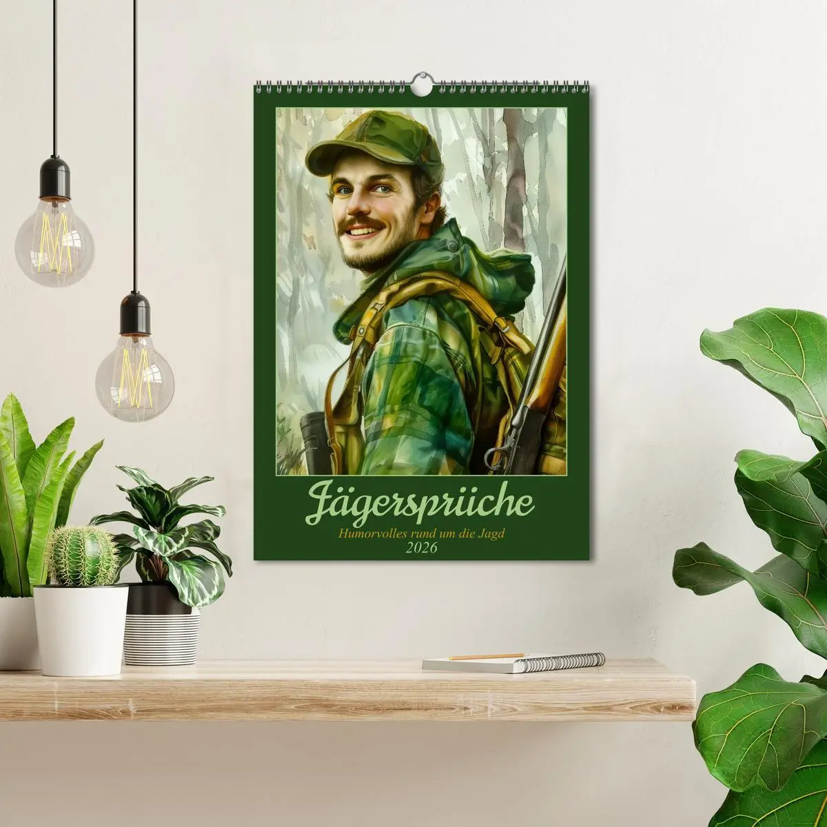 Bild: 9783516269895 | Jägersprüche (Wandkalender 2026 DIN A3 hoch), CALVENDO Monatskalender