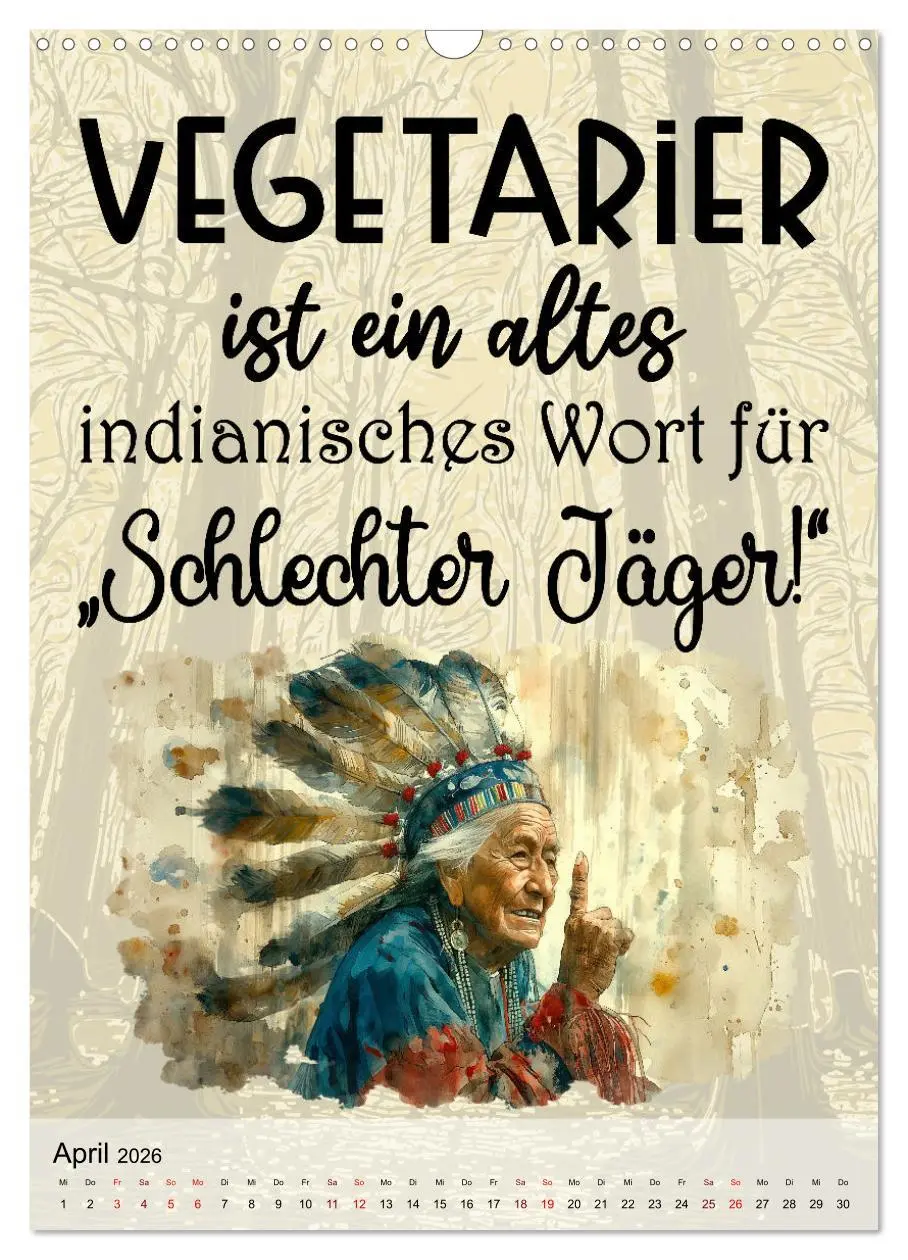 Bild: 9783516269895 | Jägersprüche (Wandkalender 2026 DIN A3 hoch), CALVENDO Monatskalender