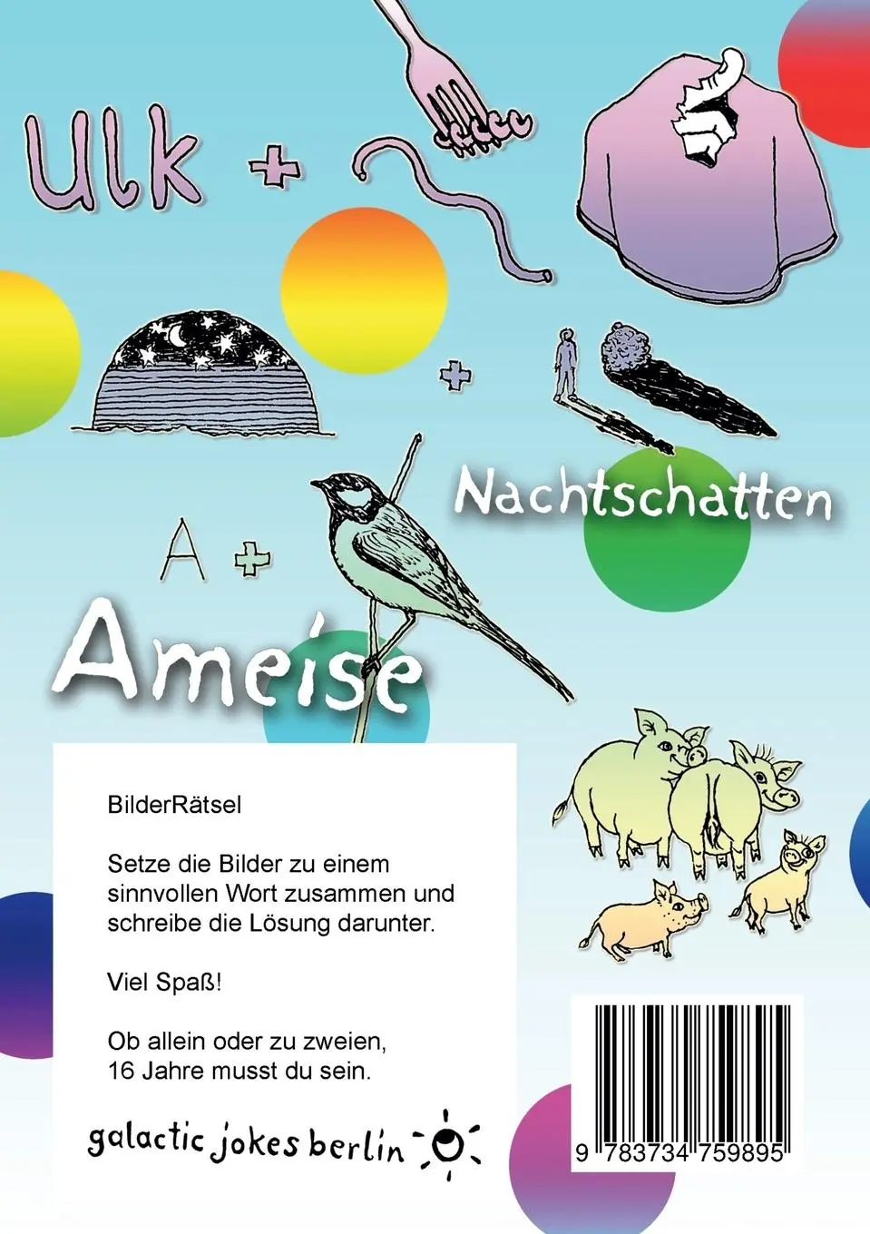 Rückseite: 9783734759895 | BilderRätsel | Maren Roloff | Taschenbuch | 68 S. | Deutsch | 2015