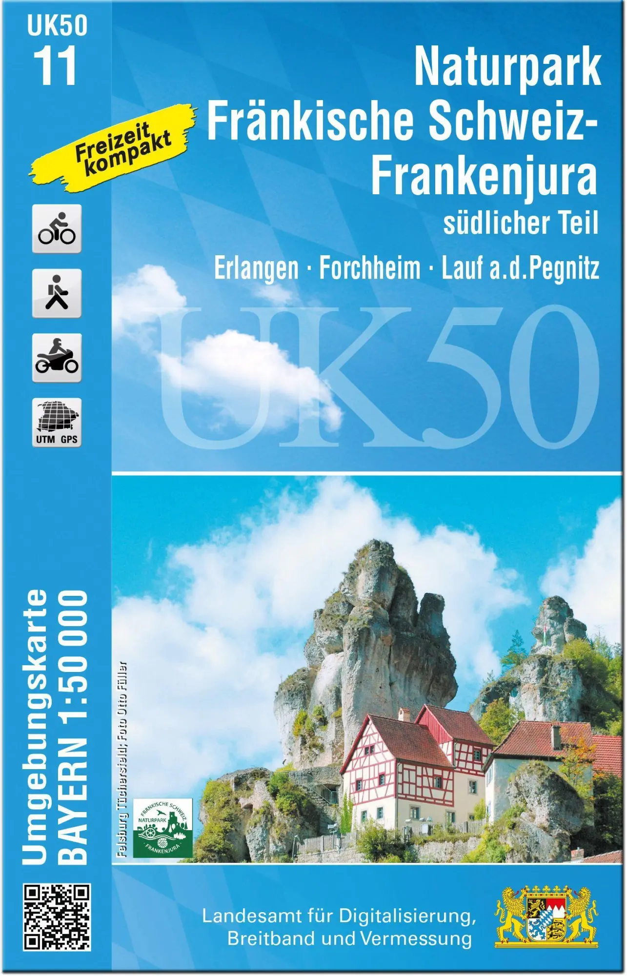 Cover: 9783899339895 | UK50-11 Naturpark Fränkische Schweiz - Frankenjura südlicher Teil