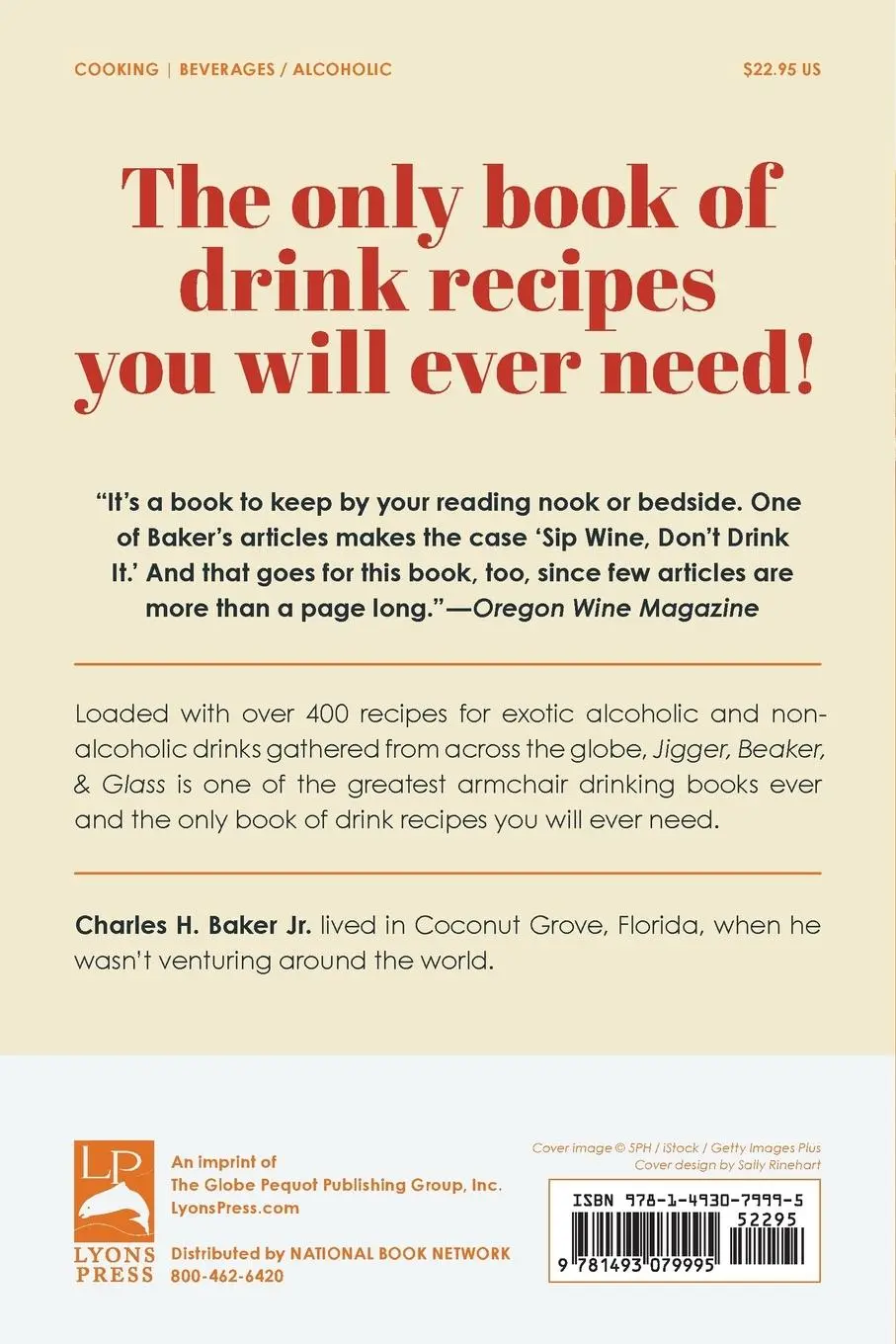 Rückseite: 9781493079995 | Jigger, Beaker, &amp; Glass | Drinking Around the World | Charles H. Baker