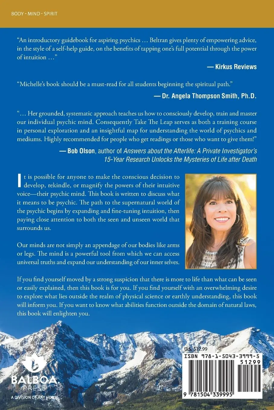 Rückseite: 9781504339995 | Take the Leap | What It Really Means to Be Psychic | Beltran | Buch