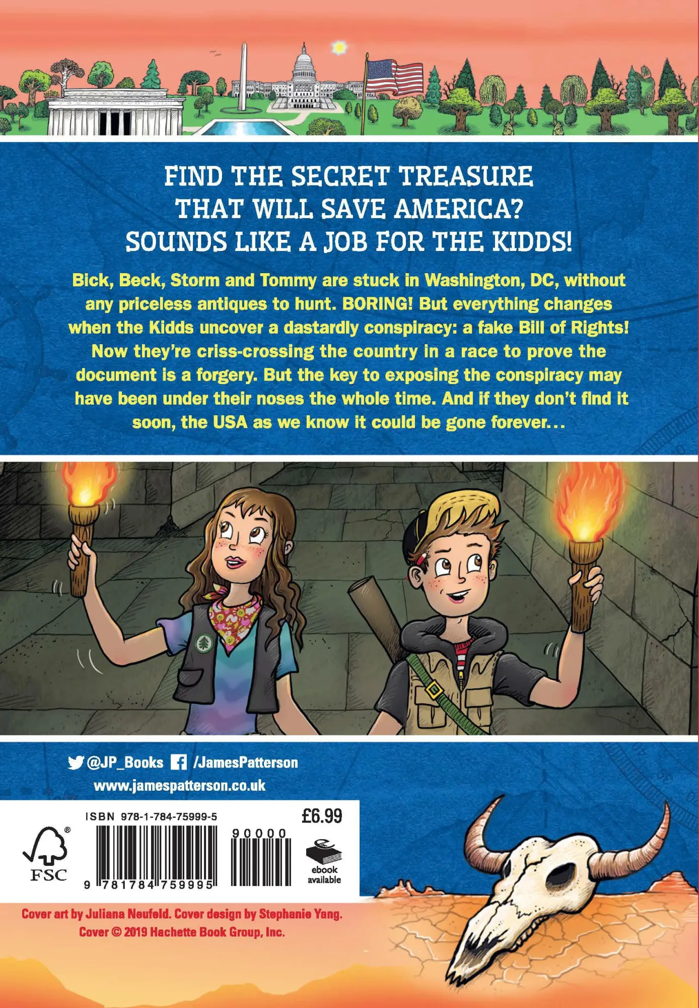 Rückseite: 9781784759995 | Treasure Hunters: All-American Adventure | (Treasure Hunters 6) | Buch
