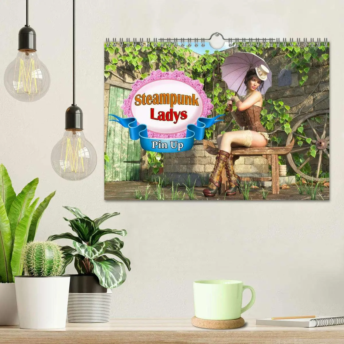 Bild: 9783457619995 | Steampunk Ladys Pin Up (Wandkalender 2026 DIN A4 quer), CALVENDO...