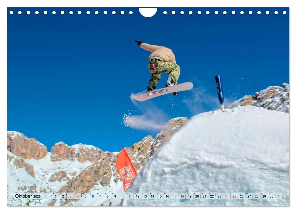 Bild: 9783457859995 | Snowboard - so cool (Wandkalender 2026 DIN A4 quer), CALVENDO...