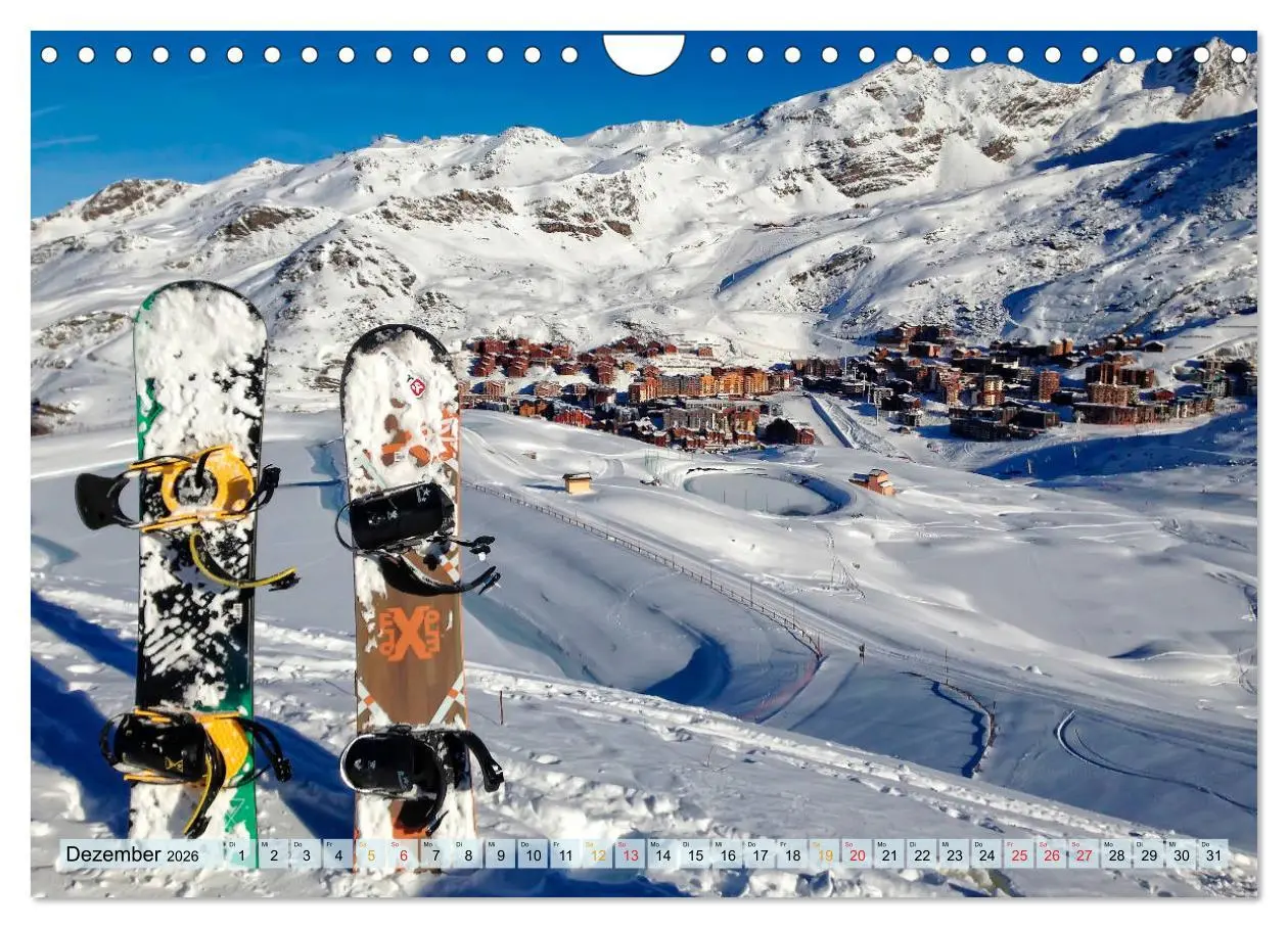 Bild: 9783457859995 | Snowboard - so cool (Wandkalender 2026 DIN A4 quer), CALVENDO...