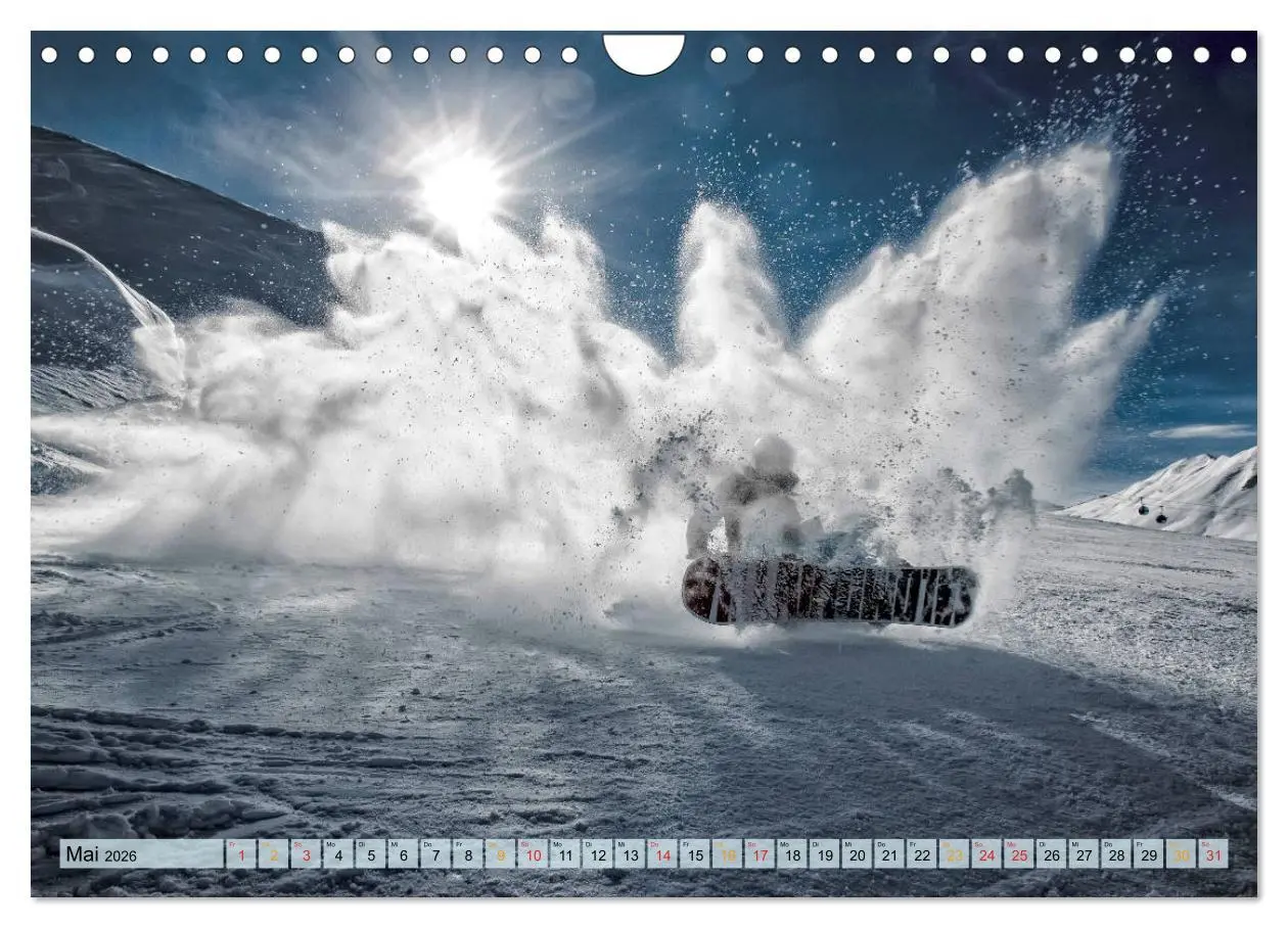 Bild: 9783457859995 | Snowboard - so cool (Wandkalender 2026 DIN A4 quer), CALVENDO...
