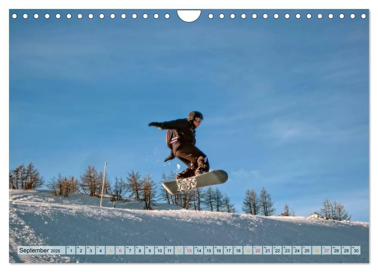 Bild: 9783457859995 | Snowboard - so cool (Wandkalender 2026 DIN A4 quer), CALVENDO...