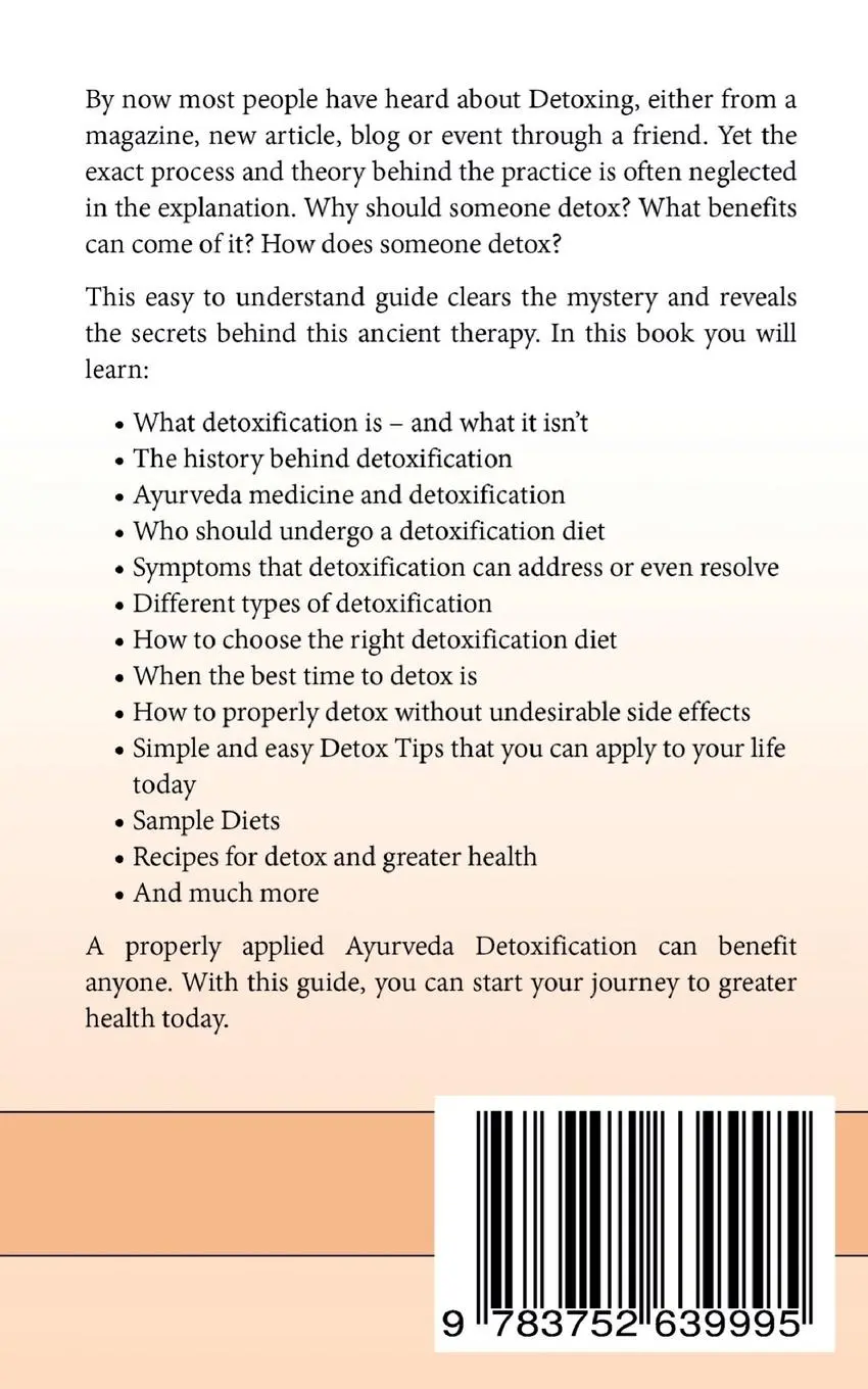Rückseite: 9783752639995 | Ayurvedic Detox - A guide To Losing Toxins From The Body | Anand Gupta