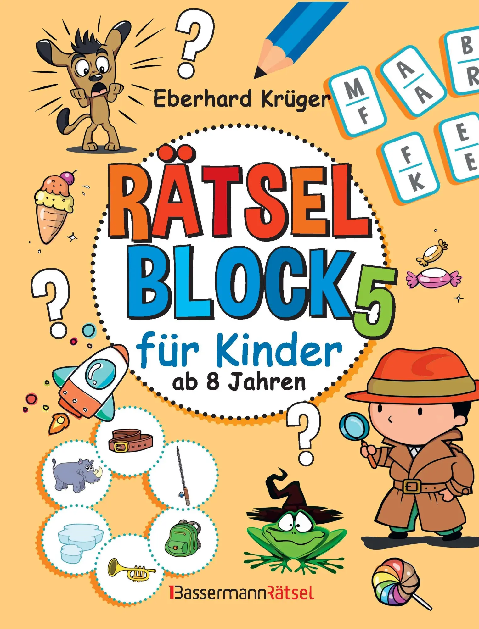 Krüger, Eberhard: Rätselblock 5 für Kinder ab 8 Jahren (5 Exemplare à 3,99)
