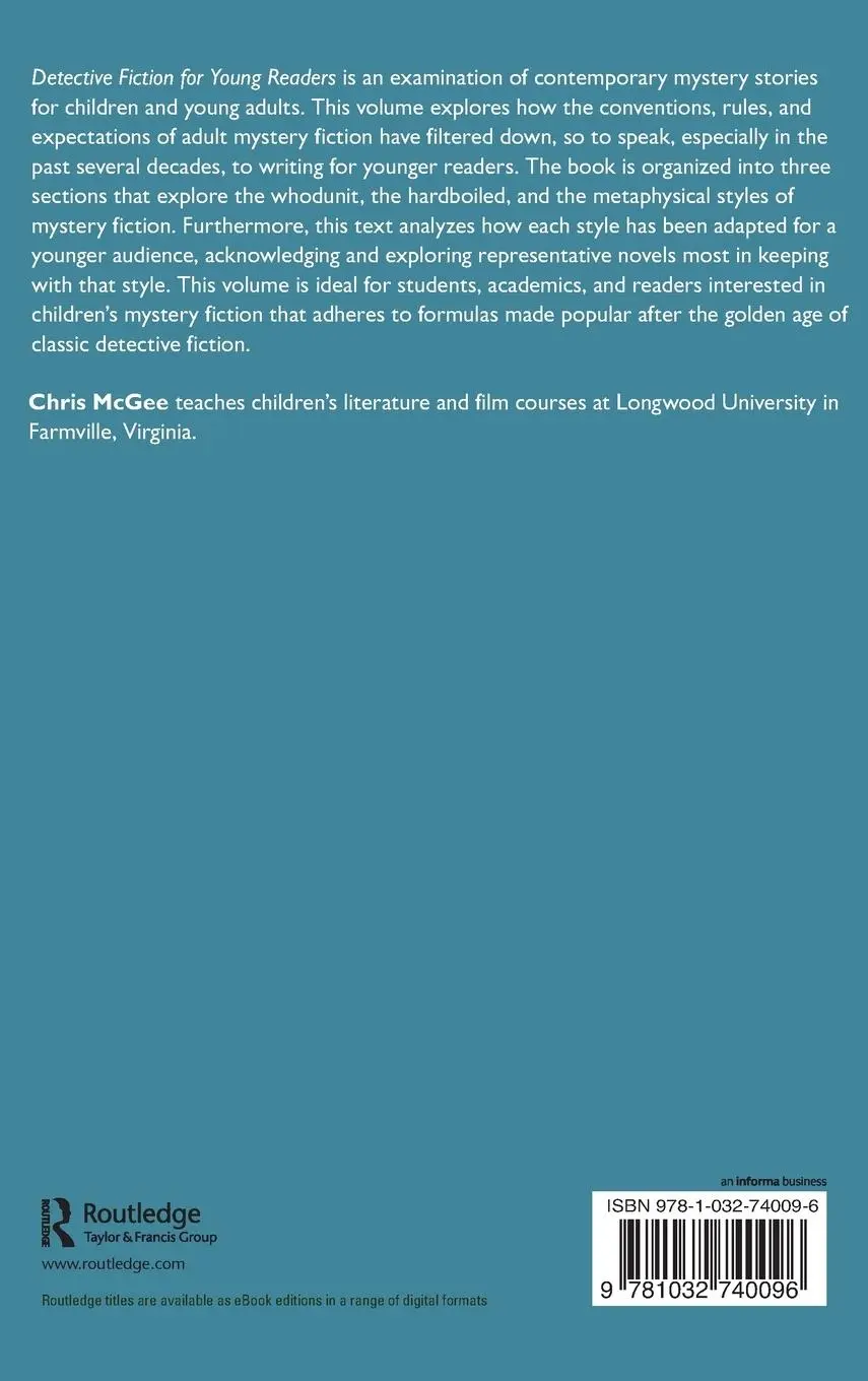 Rückseite: 9781032740096 | Detective Fiction for Young Readers | Full of Secrets | Chris Mcgee