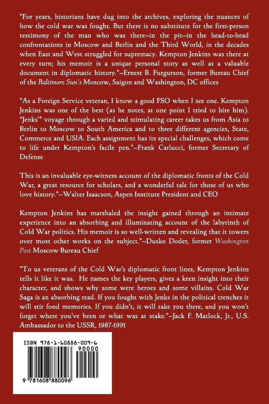 Rückseite: 9781608880096 | Cold War Saga | Kempton Jenkins | Taschenbuch | Englisch | 2010