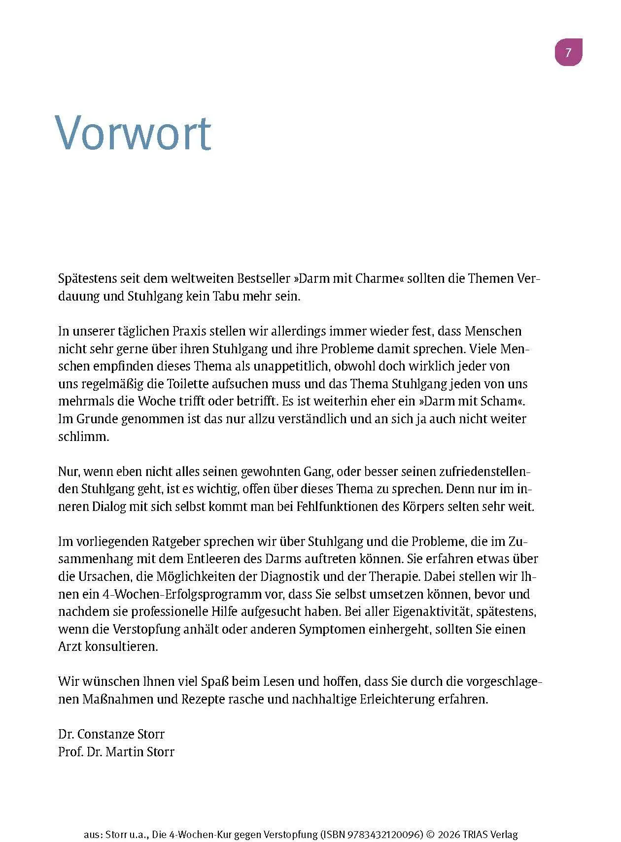 Bild: 9783432120096 | Die 4-Wochen-Kur gegen Verstopfung | Constanze Storr (u. a.) | Buch