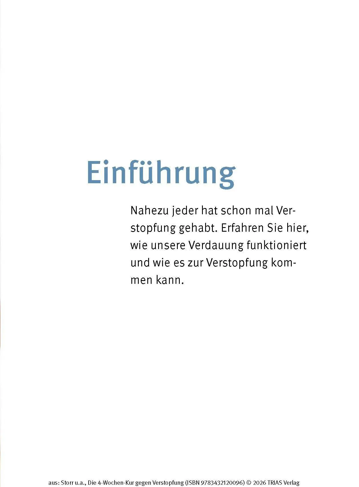 Bild: 9783432120096 | Die 4-Wochen-Kur gegen Verstopfung | Constanze Storr (u. a.) | Buch