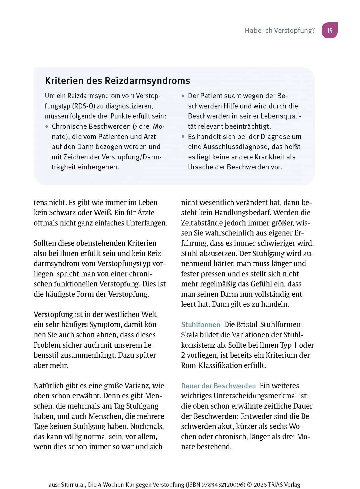 Bild: 9783432120096 | Die 4-Wochen-Kur gegen Verstopfung | Constanze Storr (u. a.) | Buch