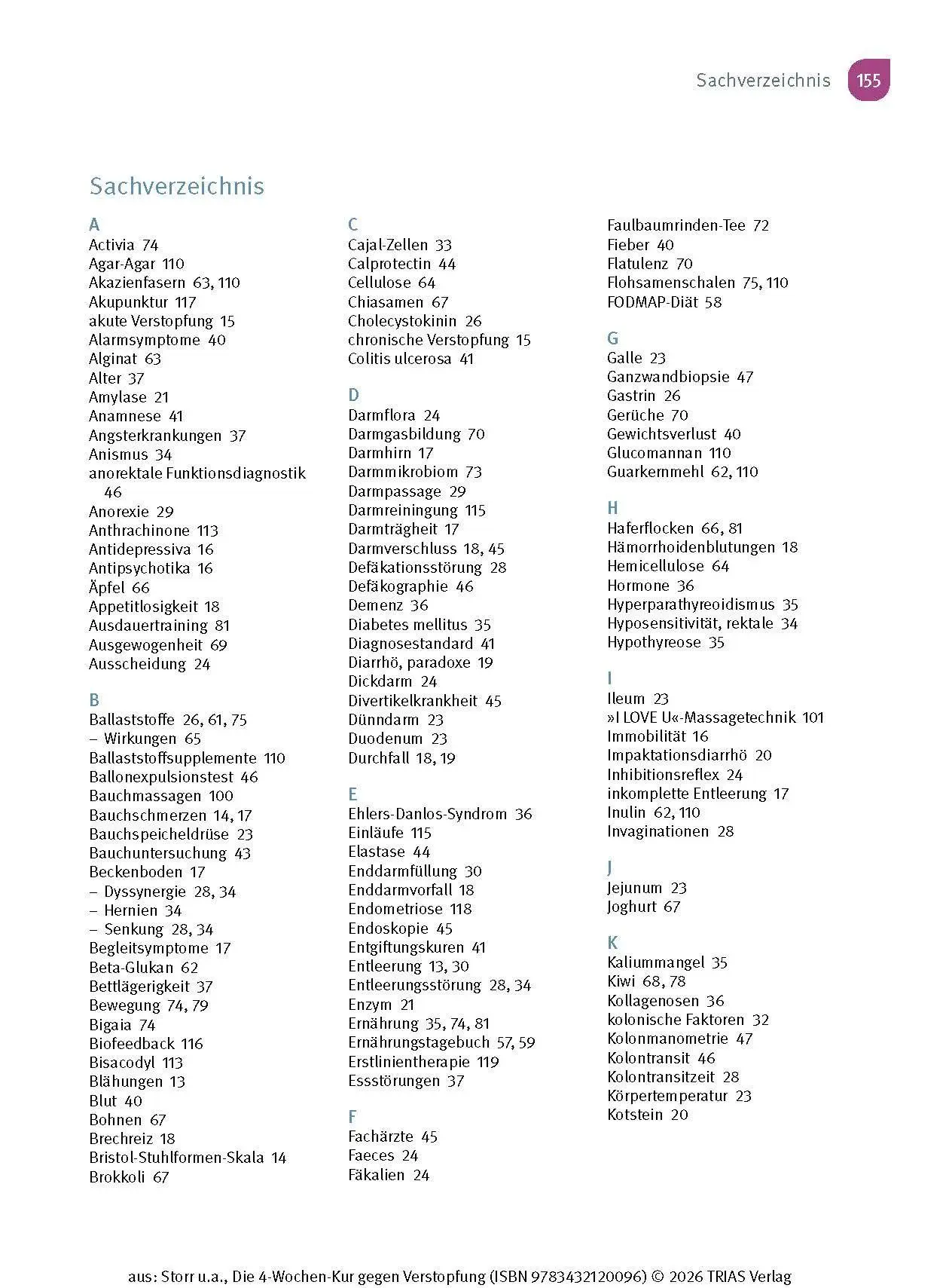 Bild: 9783432120096 | Die 4-Wochen-Kur gegen Verstopfung | Constanze Storr (u. a.) | Buch