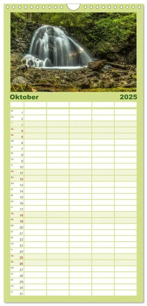 Bild: 9783457110096 | Familienplaner 2025 - Das Oberstdorfer Allgäu mit 5 Spalten...
