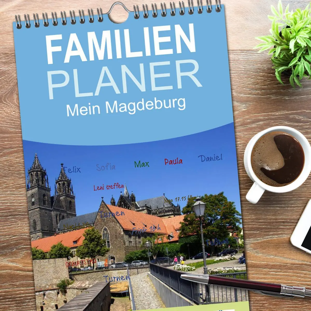 Bild: 9783516510096 | Familienplaner 2026 - Mein Magdeburg 2026 mit 5 Spalten...