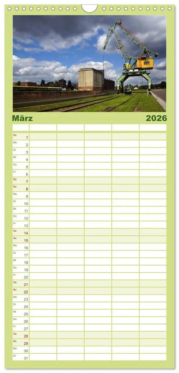 Bild: 9783516510096 | Familienplaner 2026 - Mein Magdeburg 2026 mit 5 Spalten...