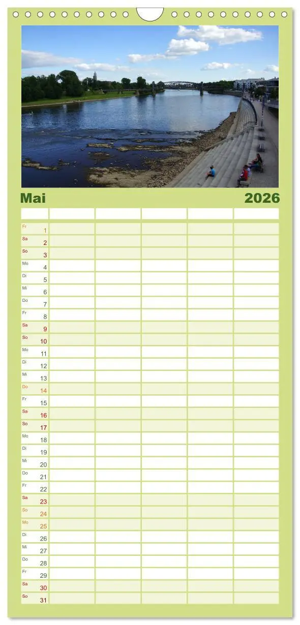 Bild: 9783516510096 | Familienplaner 2026 - Mein Magdeburg 2026 mit 5 Spalten...