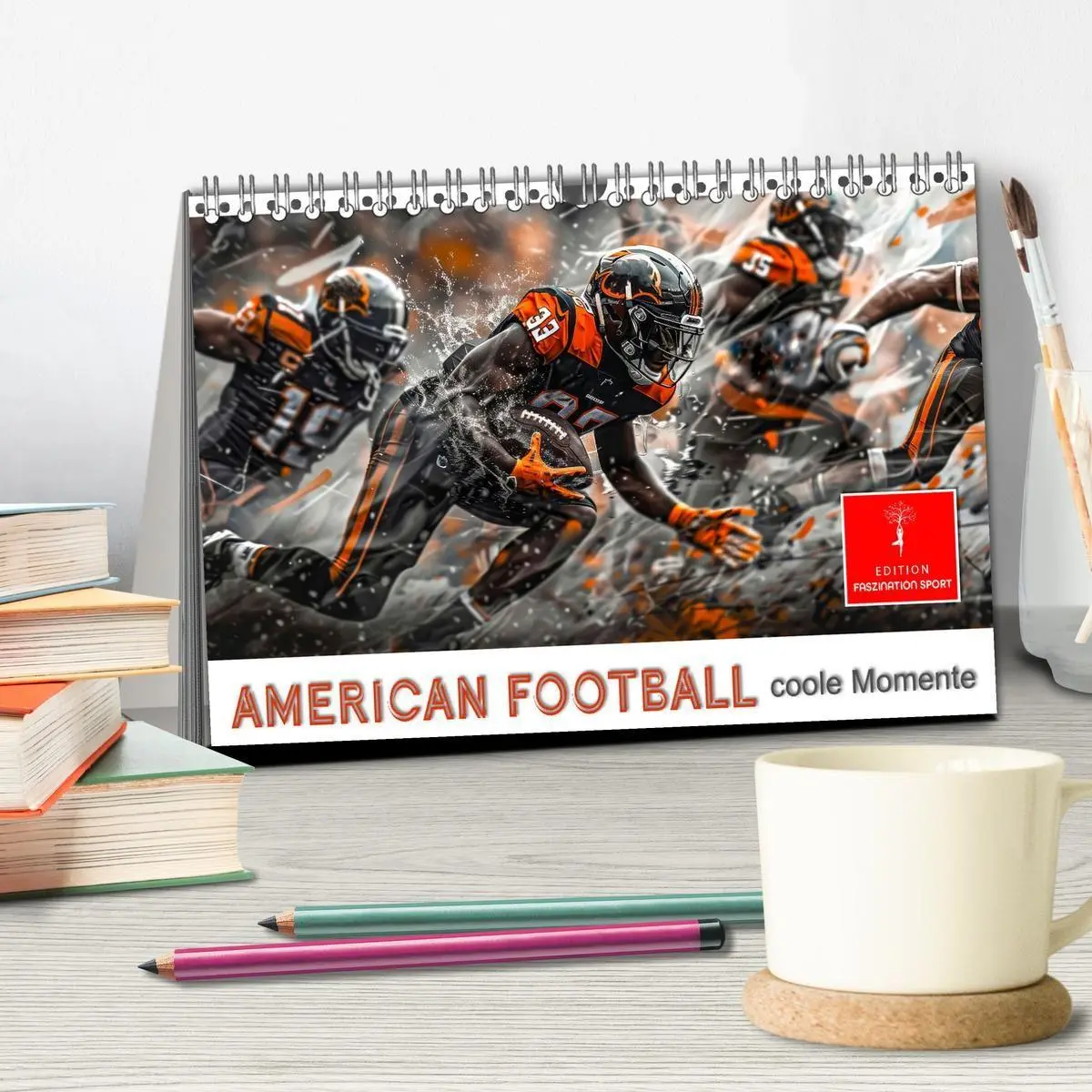 Bild: 9783569150096 | American Football - coole Momente (Tischkalender 2027 DIN A5 quer),...