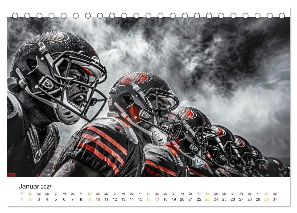 Bild: 9783569150096 | American Football - coole Momente (Tischkalender 2027 DIN A5 quer),...