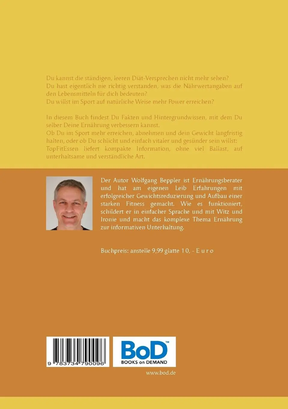 Rückseite: 9783734790096 | TopFitEssen | Wolfgang Beppler | Taschenbuch | 148 S. | Deutsch | 2019