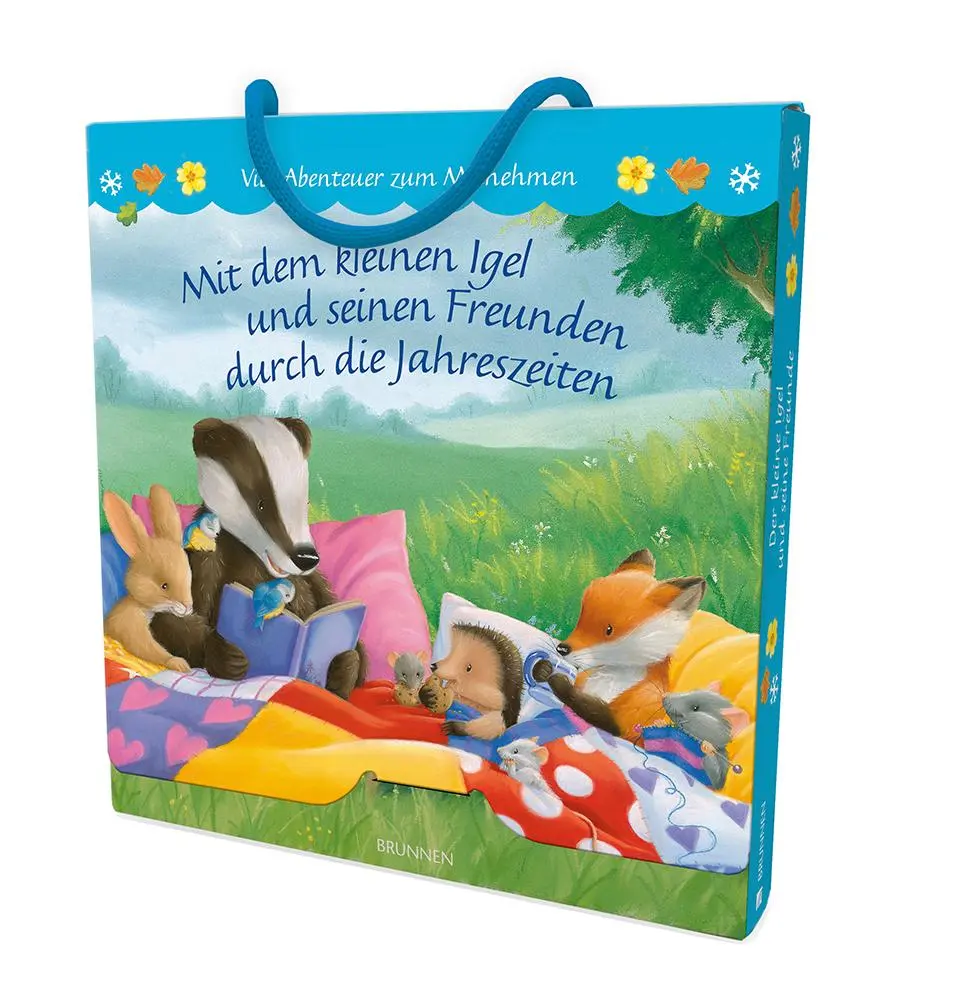 Cover: 9783765550096 | Mit dem kleinen Igel und seinen Freunden durch die Jahreszeiten | Buch