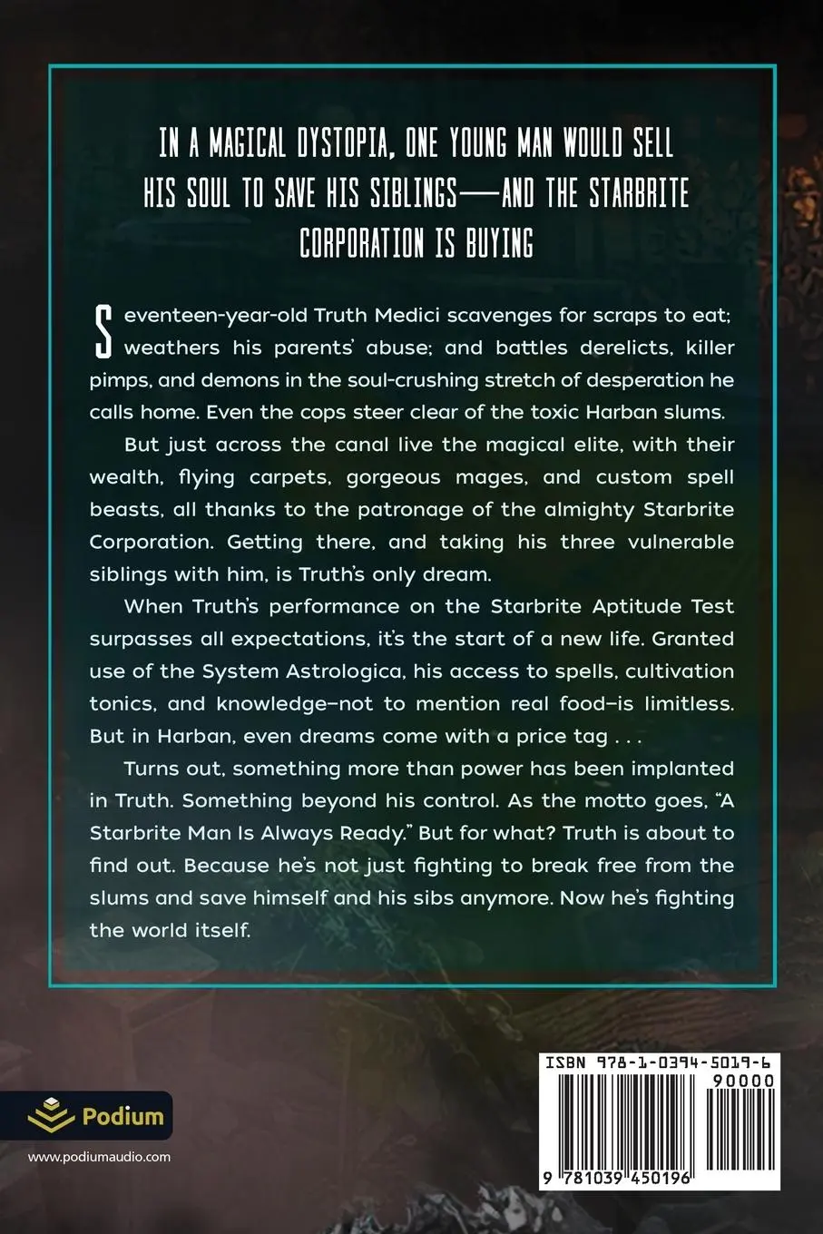 Rückseite: 9781039450196 | A Starbrite Man | A Cyberpunk LitRPG | Warby Picus | Taschenbuch