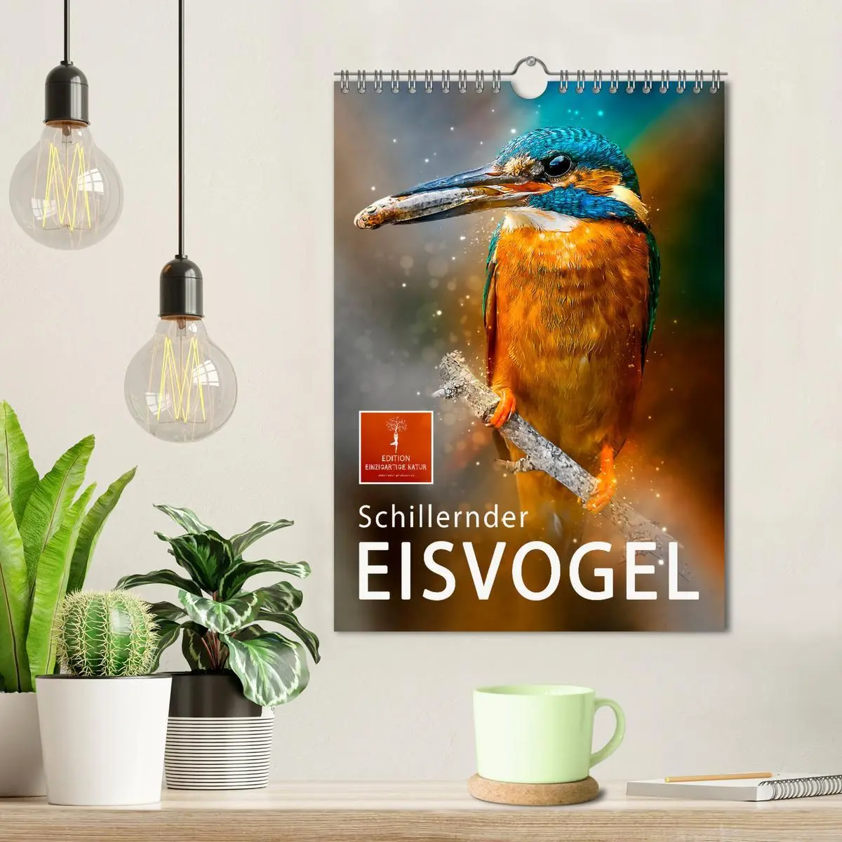 Bild: 9783516360196 | Schillernder Eisvogel (Wandkalender 2026 DIN A4 hoch), CALVENDO...