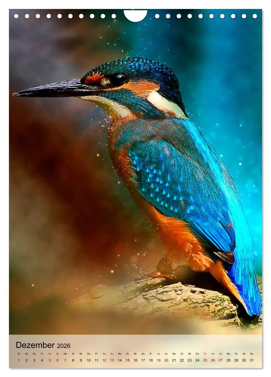 Bild: 9783516360196 | Schillernder Eisvogel (Wandkalender 2026 DIN A4 hoch), CALVENDO...