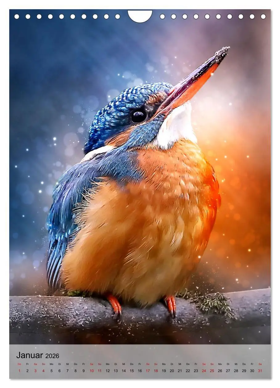Bild: 9783516360196 | Schillernder Eisvogel (Wandkalender 2026 DIN A4 hoch), CALVENDO...