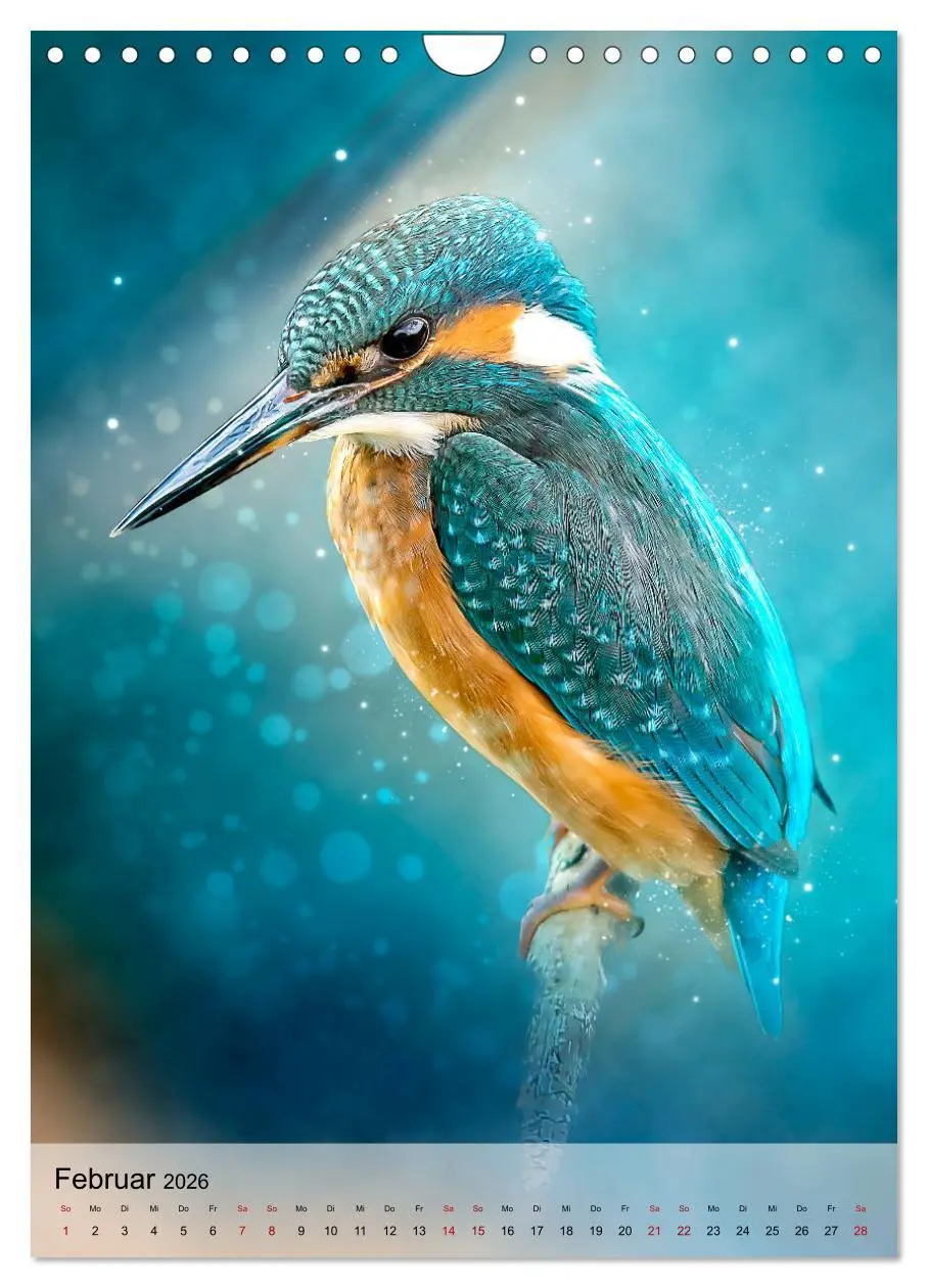 Bild: 9783516360196 | Schillernder Eisvogel (Wandkalender 2026 DIN A4 hoch), CALVENDO...