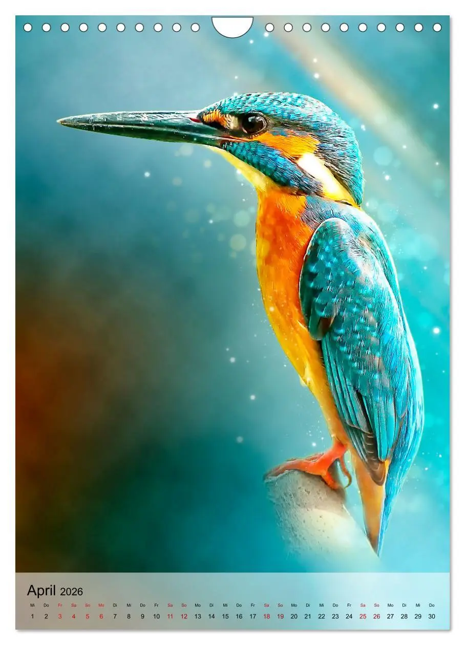 Bild: 9783516360196 | Schillernder Eisvogel (Wandkalender 2026 DIN A4 hoch), CALVENDO...